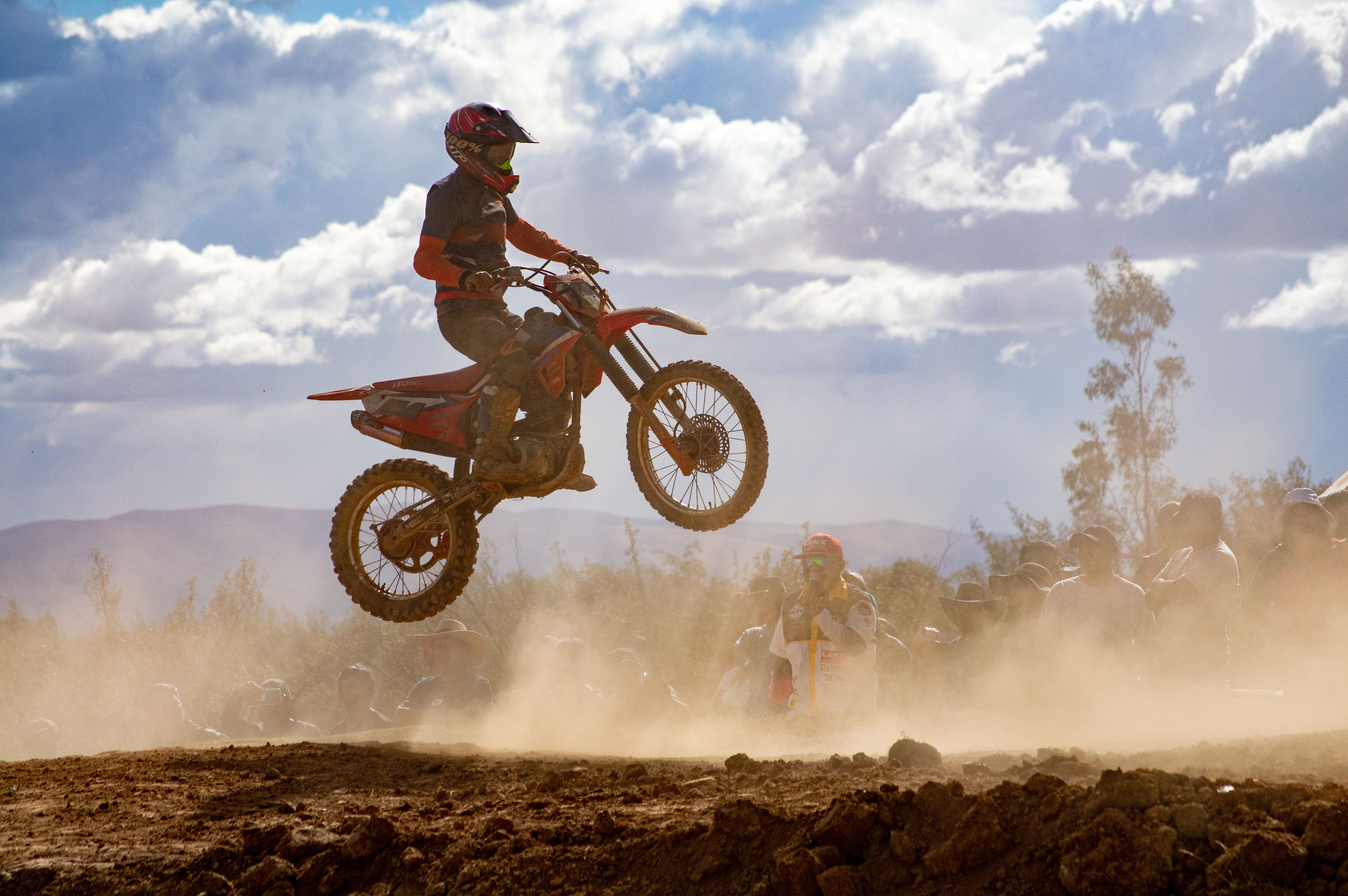 Man Riding Enduro Motorcycle · Free Stock Photo