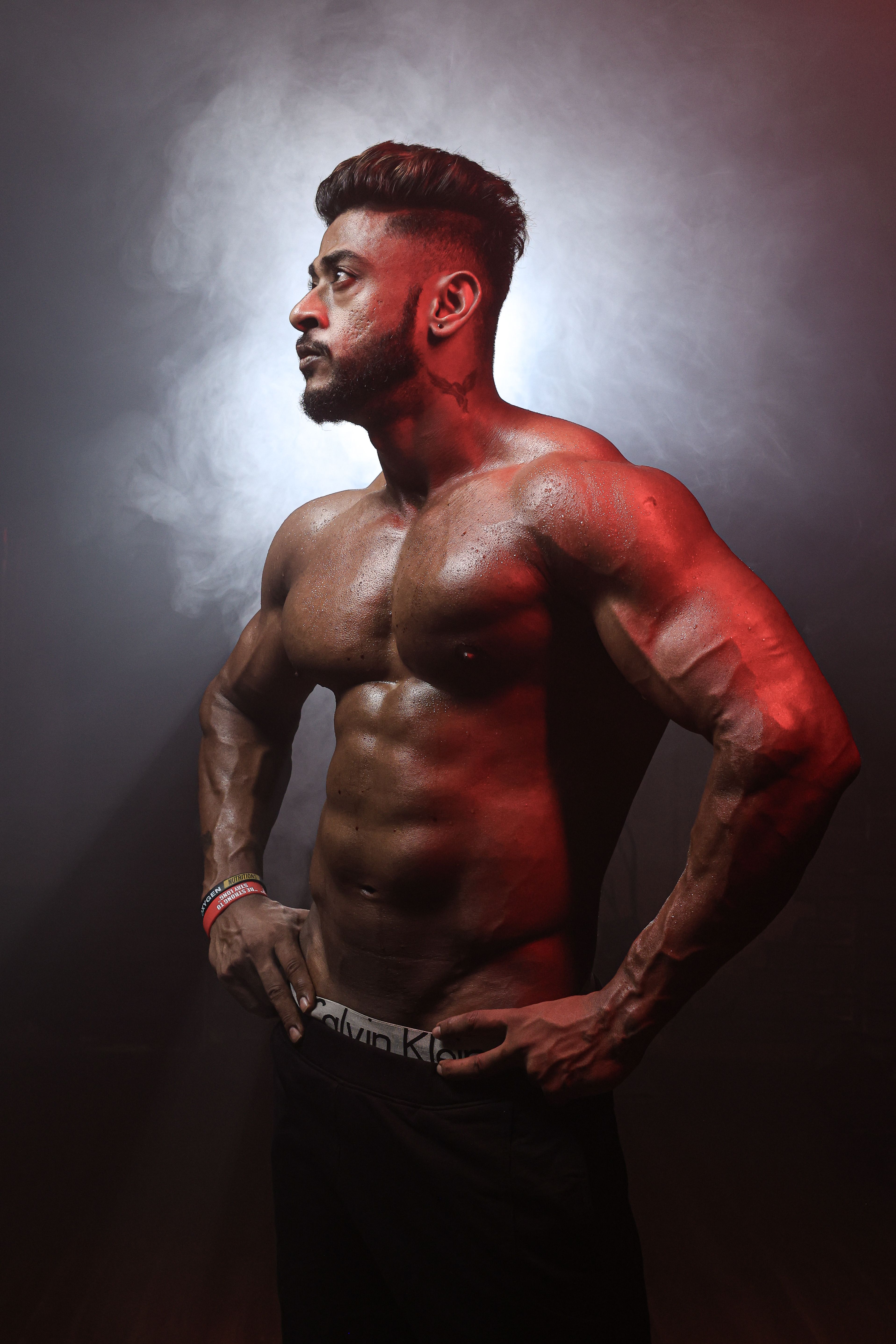 Muscular Man Posing in Boxer Shorts · Free Stock Photo