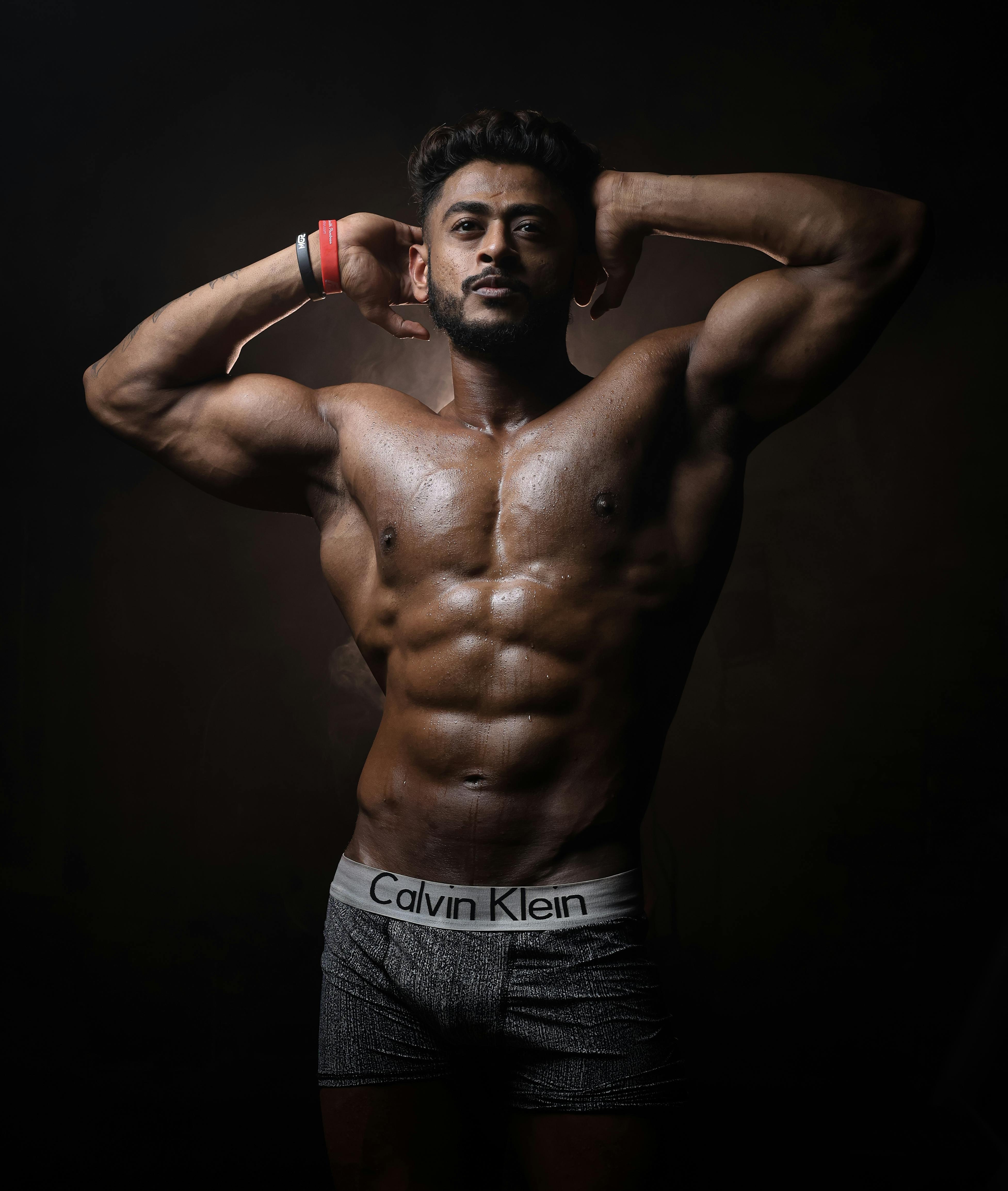 Muscular Model in Calvin Klein Underwear · Free Stock Photo