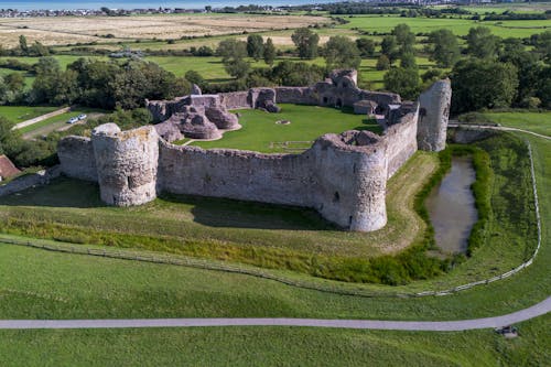 Pevensey Castle Ruins in England