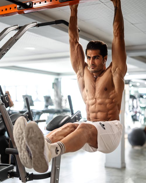 Muscular Man at Gym