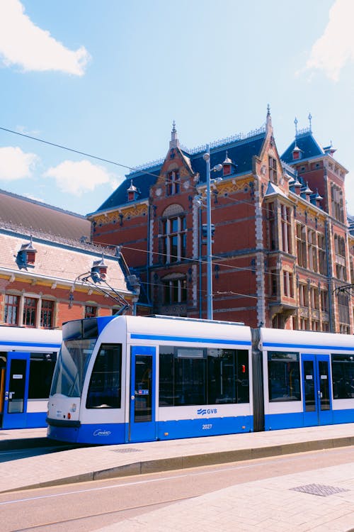 Kostnadsfri bild av amsterdam, gata, kollektivtrafik