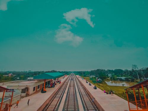 Free Railway station nizkhamar khulna  Stock Photo