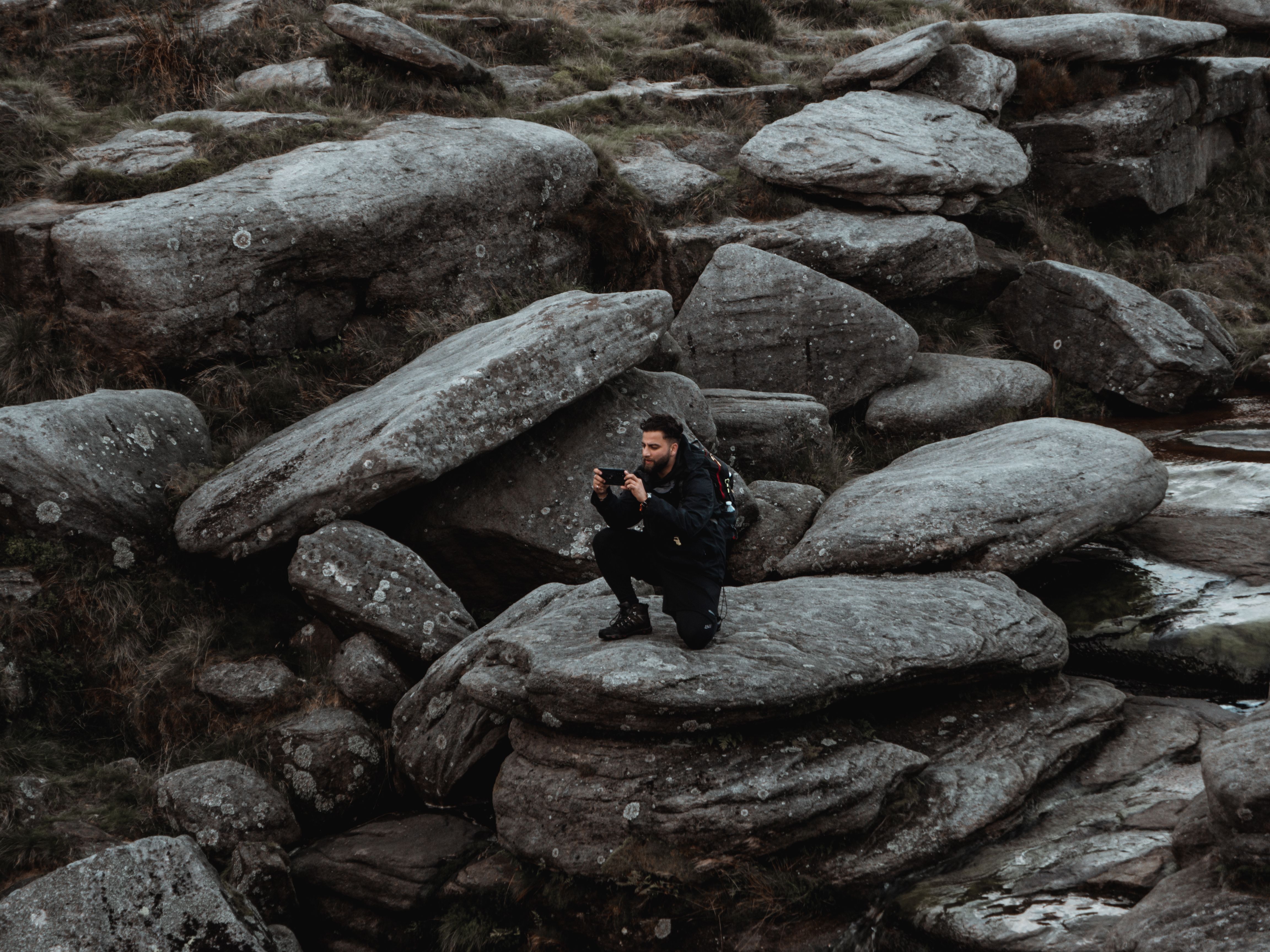 Merrell Accentor 3 on a rocky trail - budget shoes for backpackers