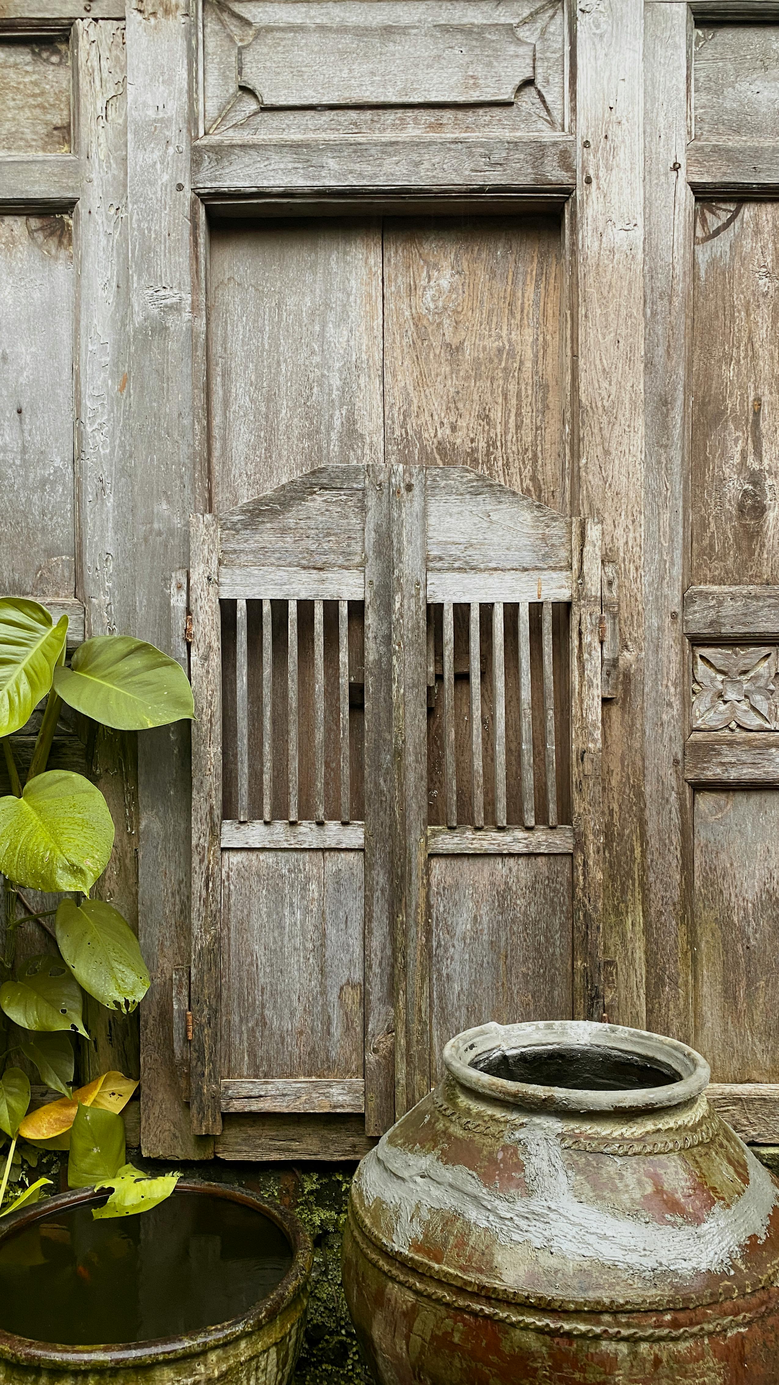 free photo of traditional wood old door