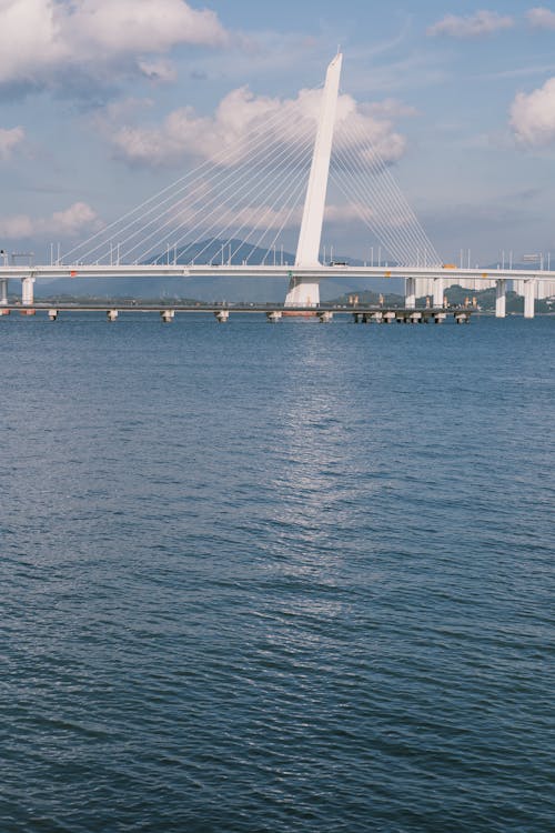 Δωρεάν στοκ φωτογραφιών με ακτή, γέφυρα του κόλπου του Σενζέν, θάλασσα