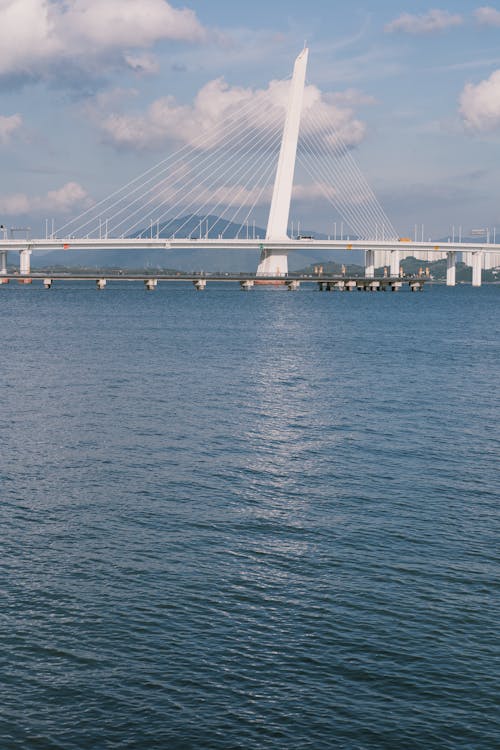 Shenzhen Bay Bridge in China and Hong Kong