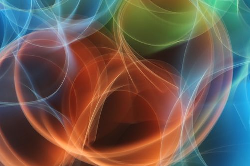 Free Vibrant abstract light patterns in a spectrum of colors, capturing creativity and motion. Stock Photo