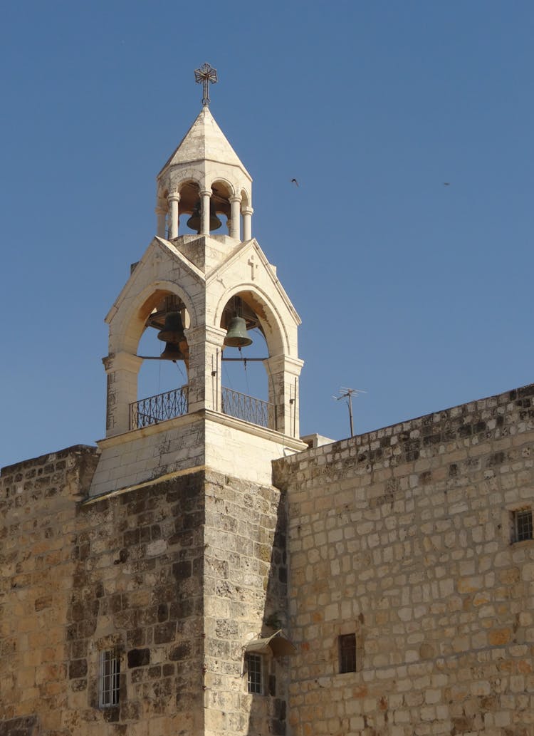 Tower Of Curch Of The Nativity In Bethlehem