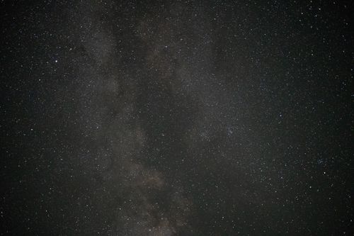 Free A breathtaking view of the starry night sky showcasing countless stars and galaxies. Stock Photo