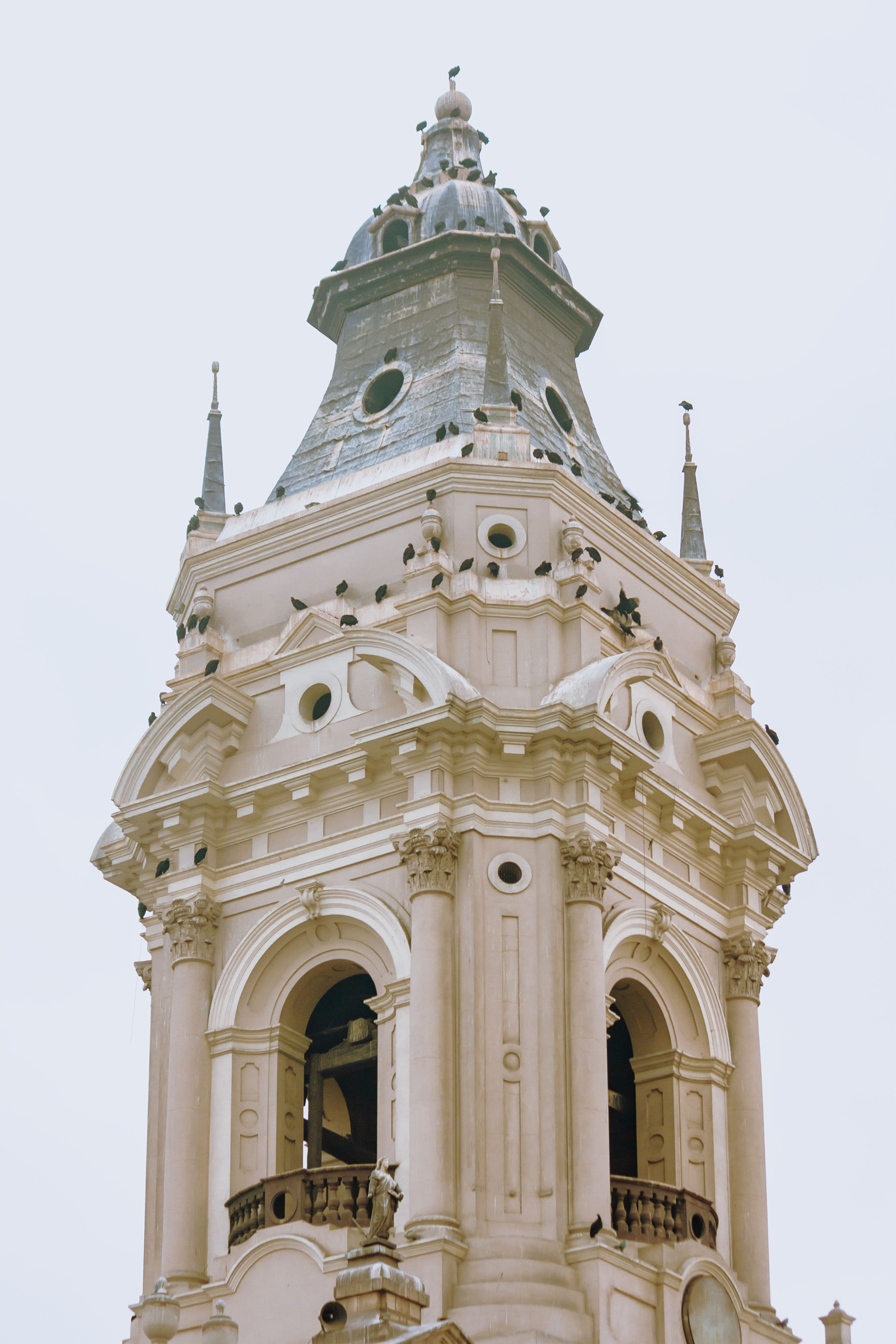 Old Church Tower against Sky Background · Free Stock Photo