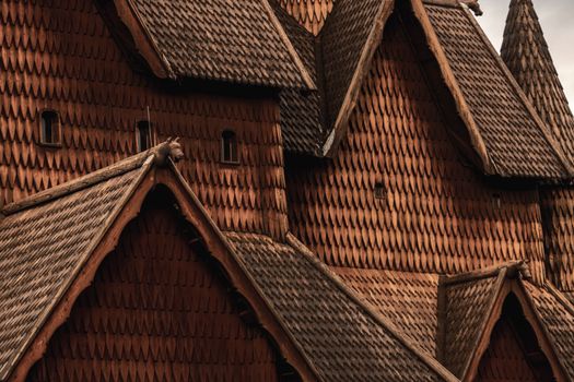 Exterior of a Wooden Church