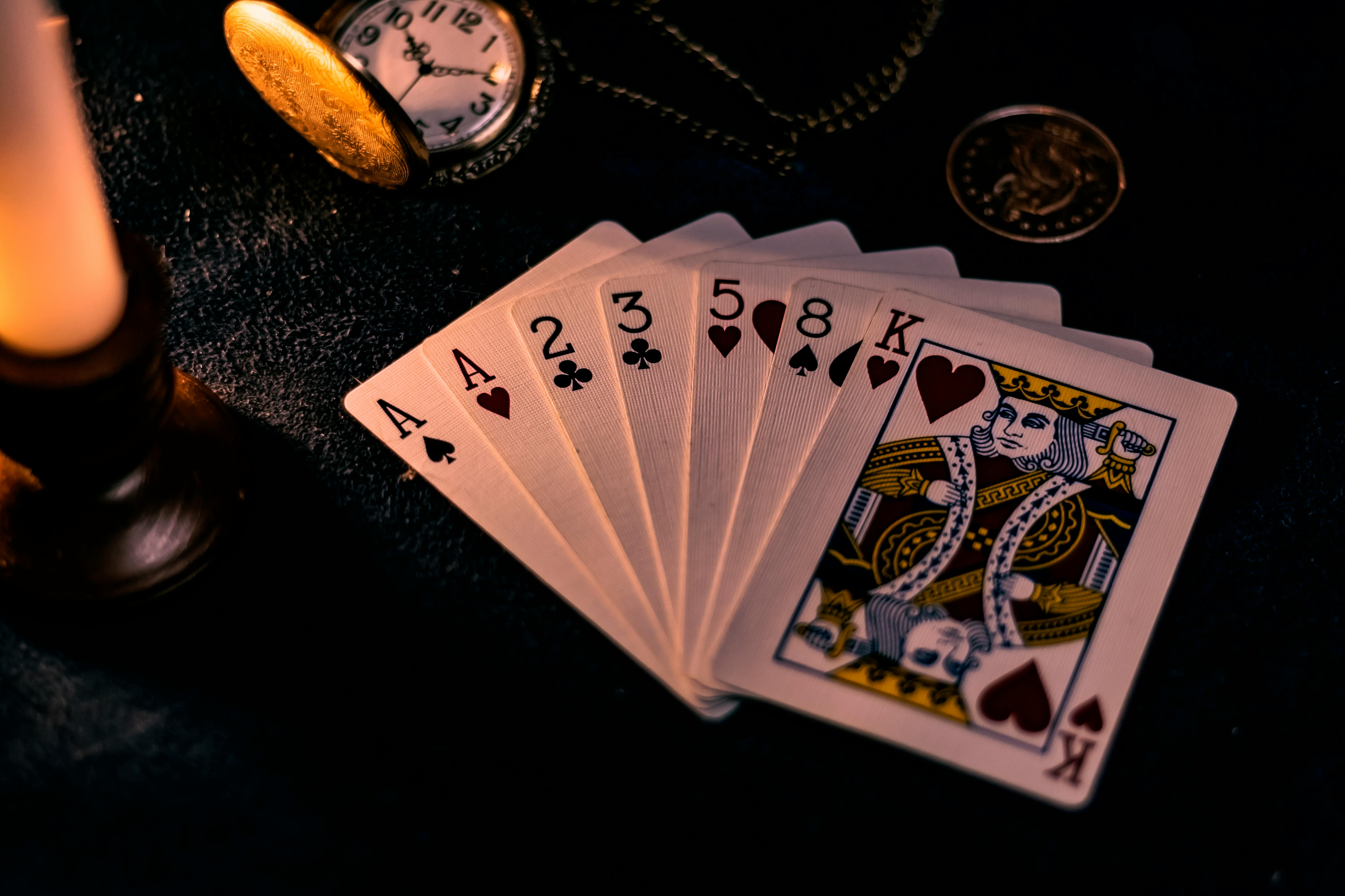 close up photo of playing cards