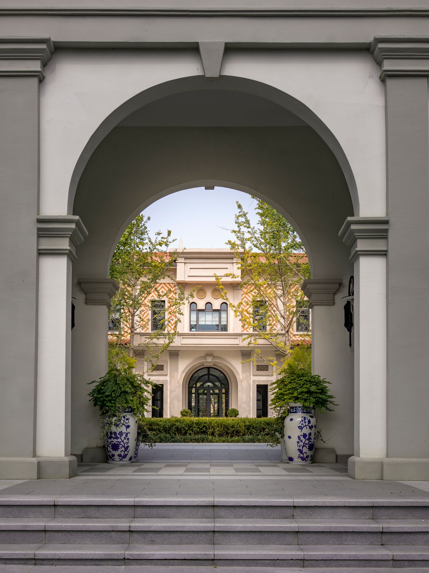 The entrance arch, The Kothi House