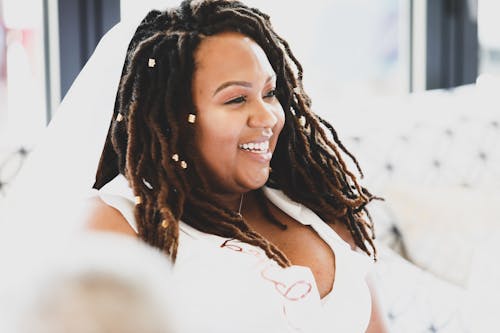 Free stock photo of beautiful black women, beautiful bride, happy