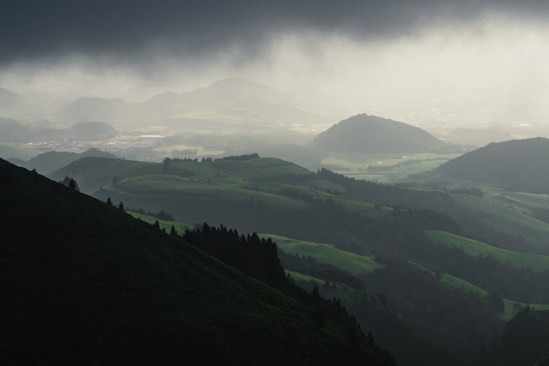 Dramatic Mountain Landscape