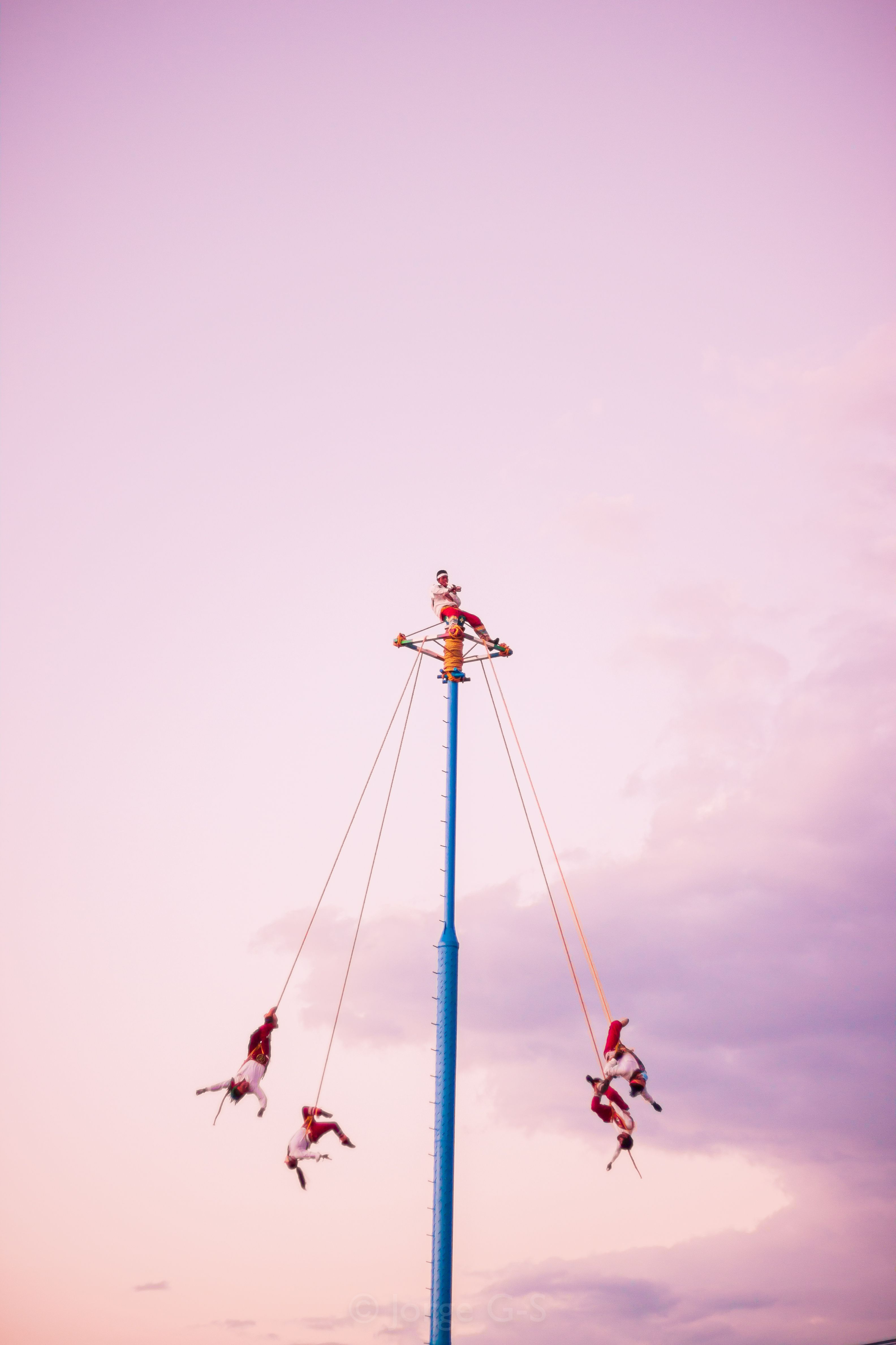 Acrobats at Sunset · Free Stock Photo