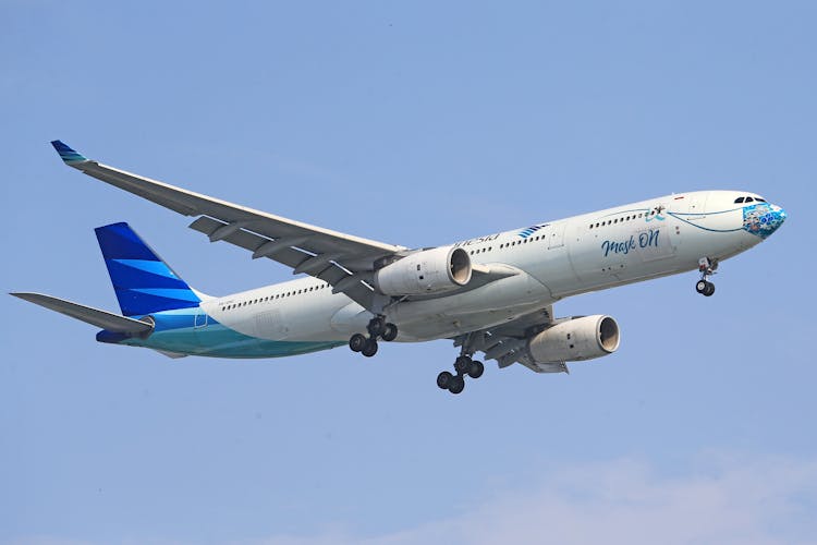 Garuda Indonesia Airplane Flying