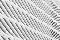 White and Gray Stripe Window Curtain