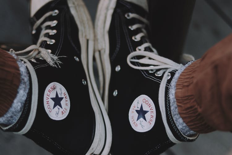Close-Up Photo Of Converse All Star