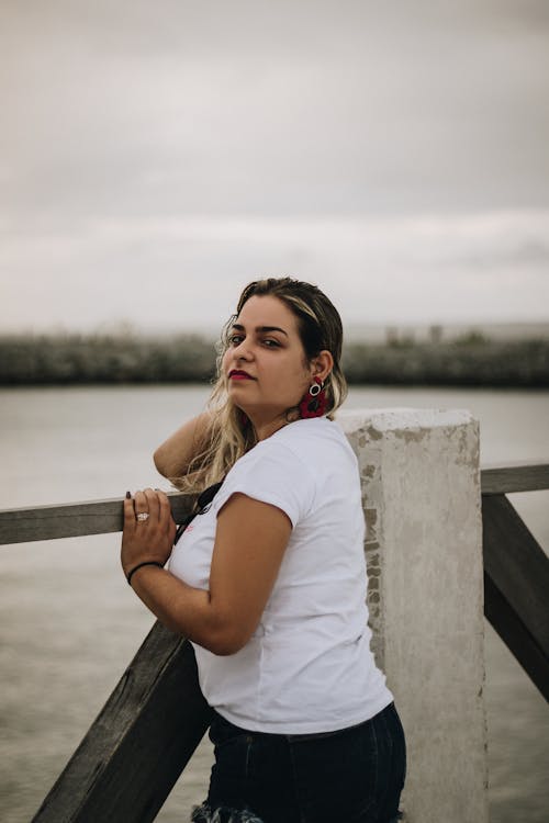 Woman In White Shirt