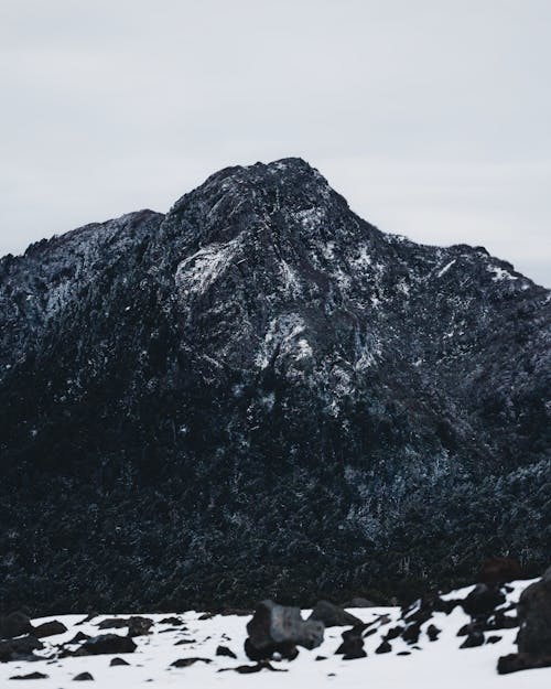Barren Mountain in Winter