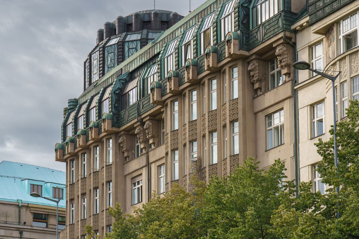 Fațadă istorică Art Nouveau