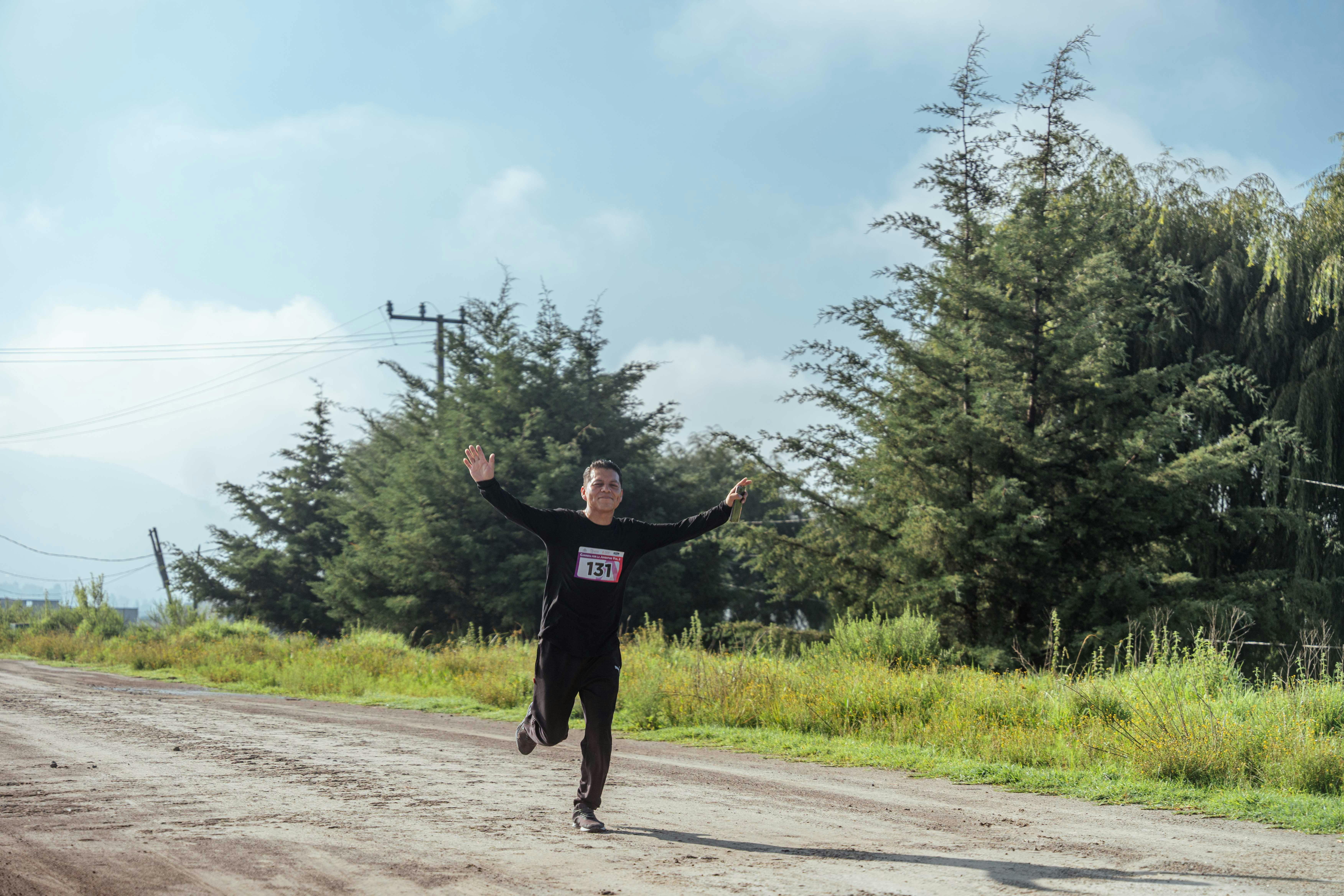 Man Running on a Path · Free Stock Photo