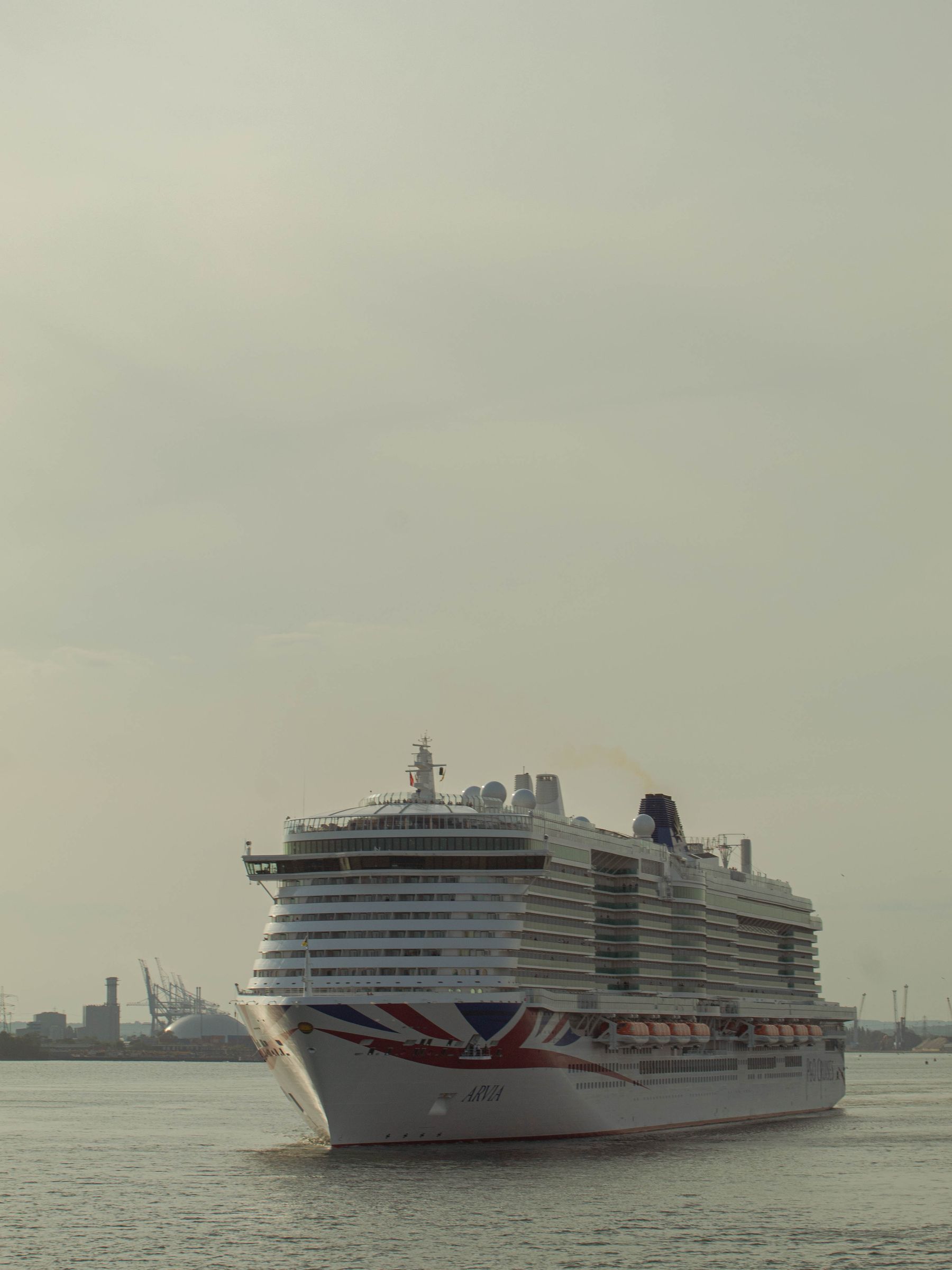 Cruise ship in Southampton harbour