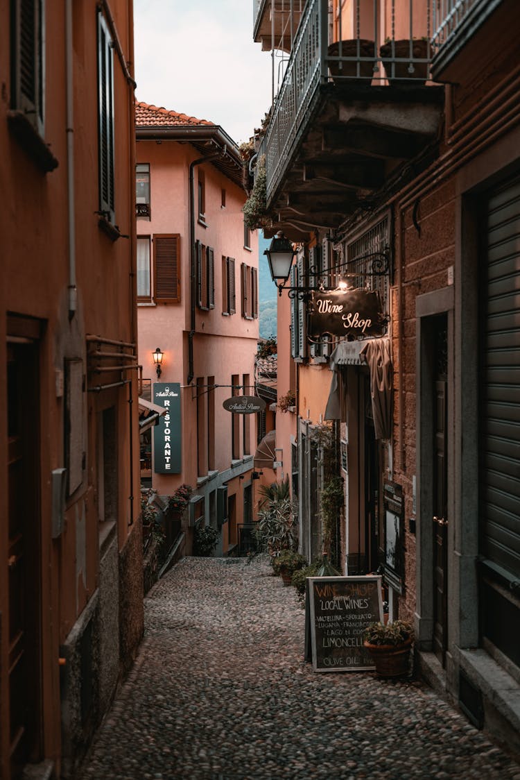 Paved Street In Old Town