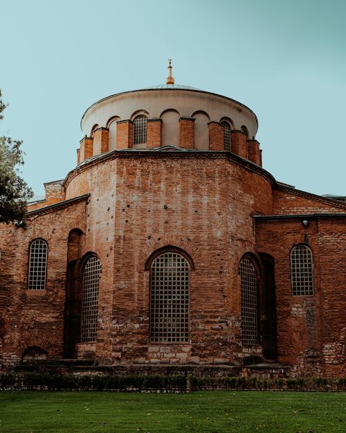 Free Explore the historic Hagia Irene, a remarkable Byzantine church in Istanbul. Stock Photo