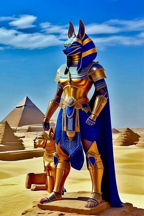 Anubis in the desert