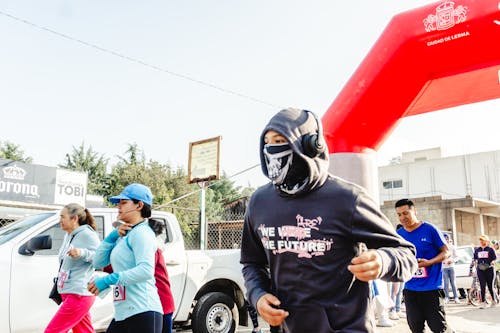 People Running in Race