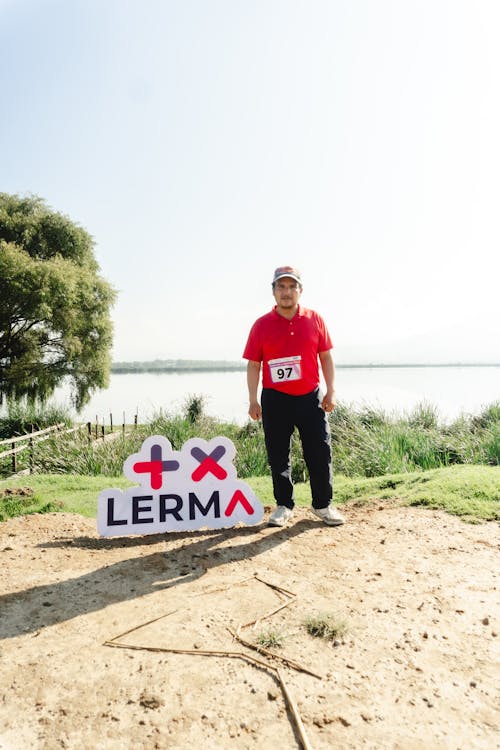 Man Standing after Running Race