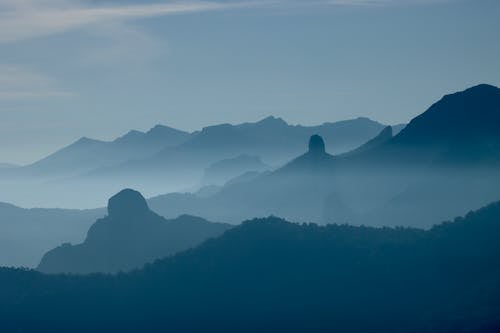 Imagine de stoc gratuită din ceață, dealuri, munți