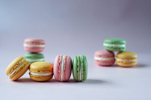 Macarons in Various Flavors