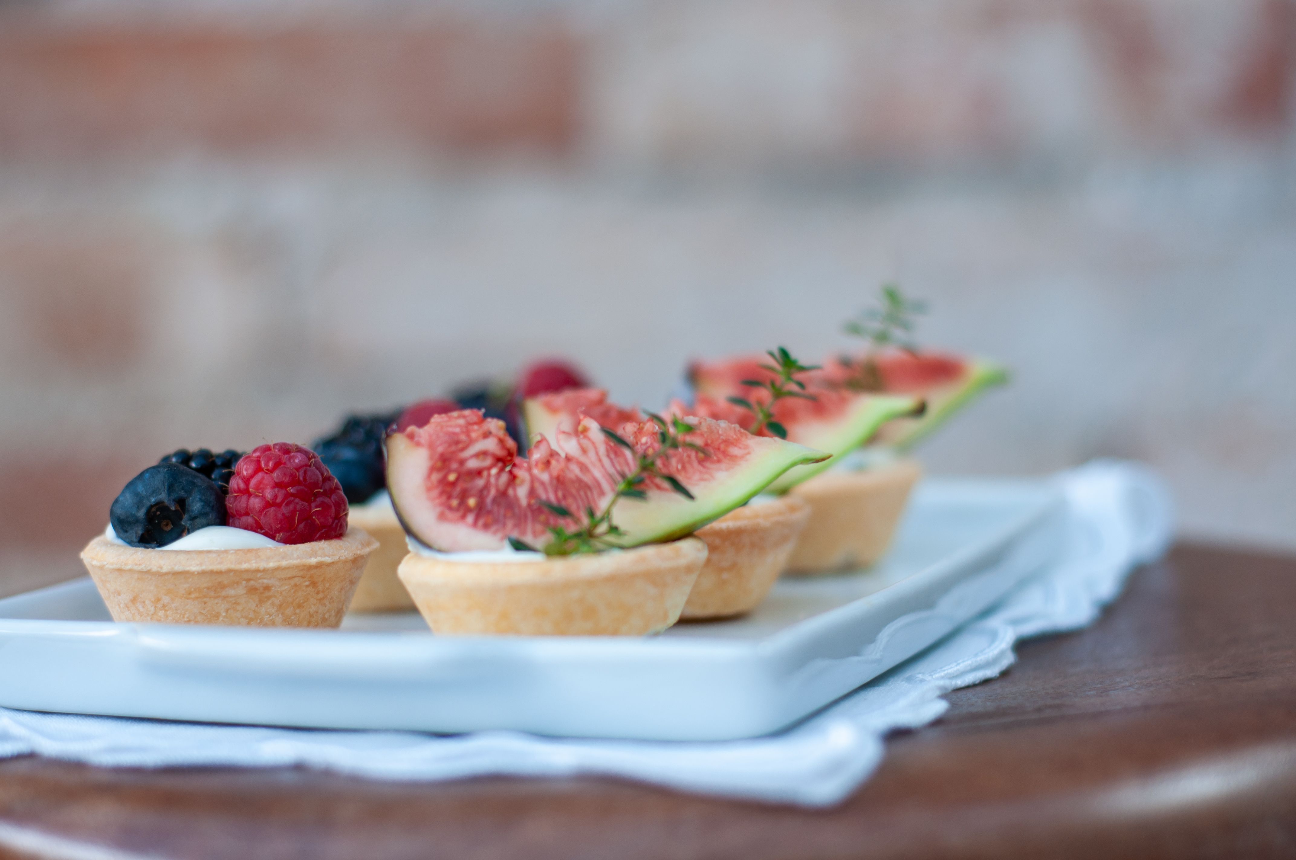 Vanilla-Bean Tart with a Berry Compote