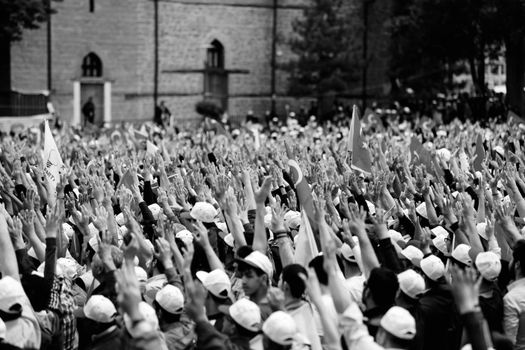 Hands up