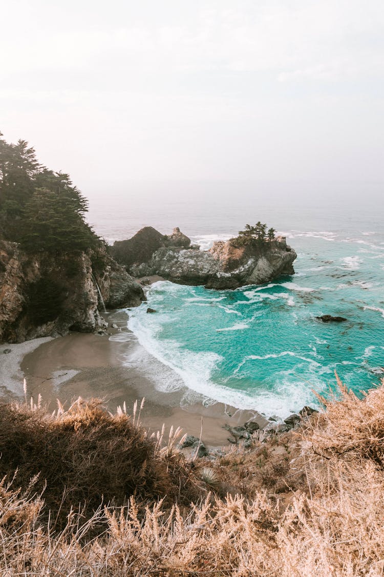 View Of The McWay Cove In California, USA