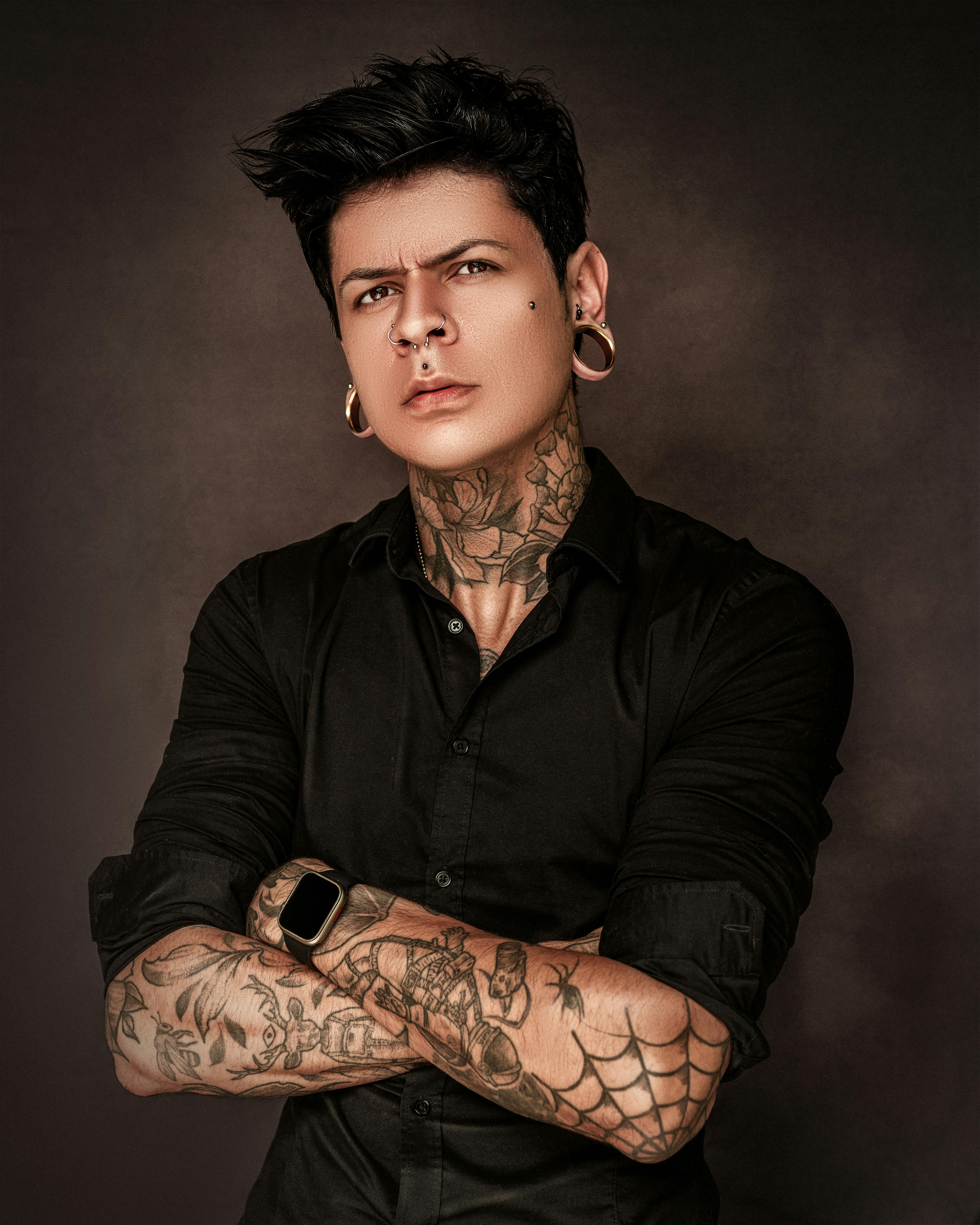 Sultry Tattooed Rocker Photography  tattooed rocker