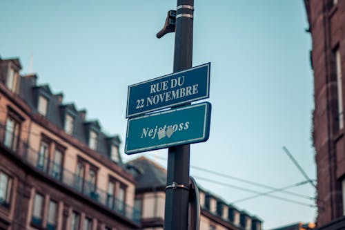 Základová fotografie zdarma na téma štrasburku, ulice, značky