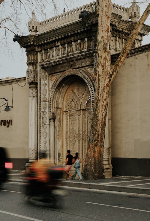 Ciragan Palace Gate in Istanbul, Turkey 