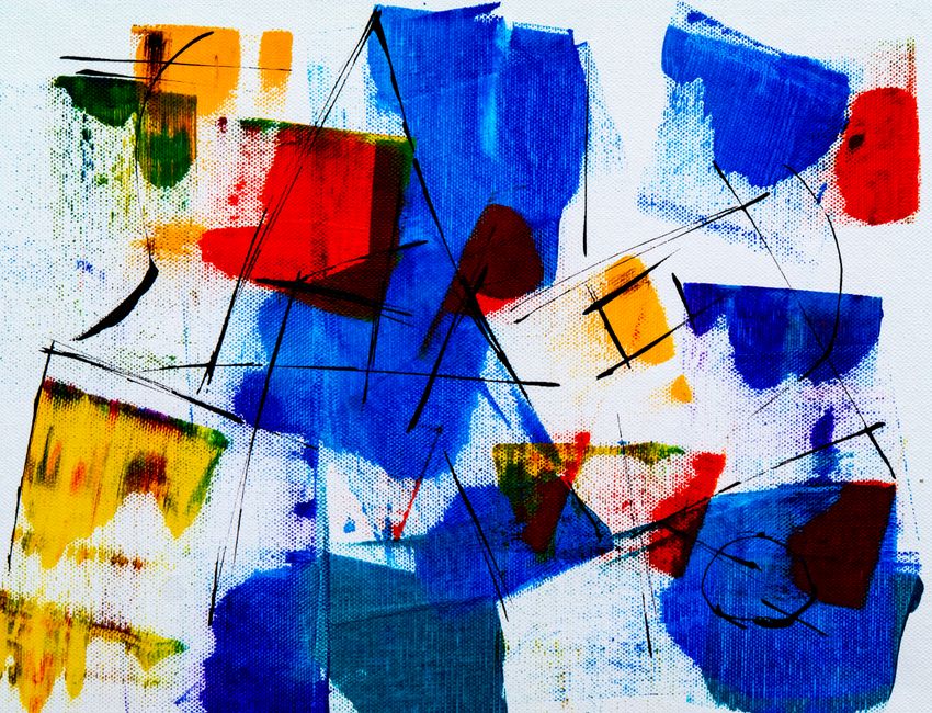 A crisp boundary is what makes an abstract design read