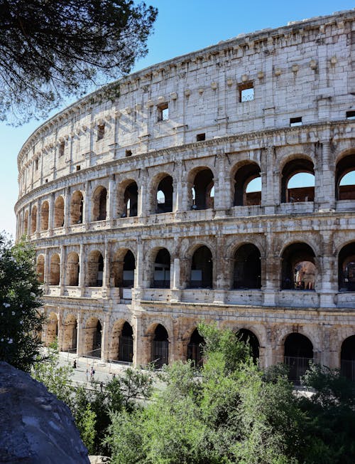 Foto stok gratis Colosseum, itali, landmark lokal