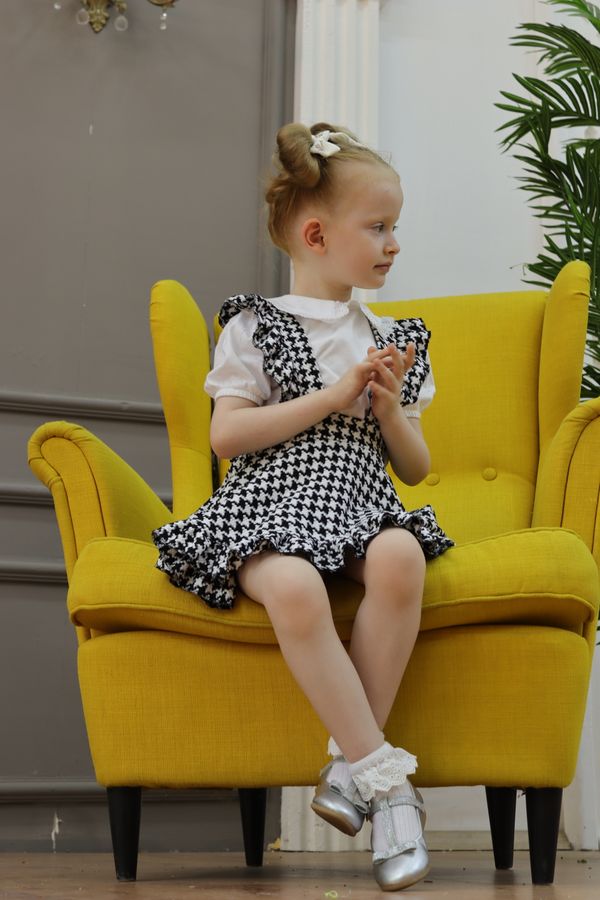 Linen Pinafore Dress