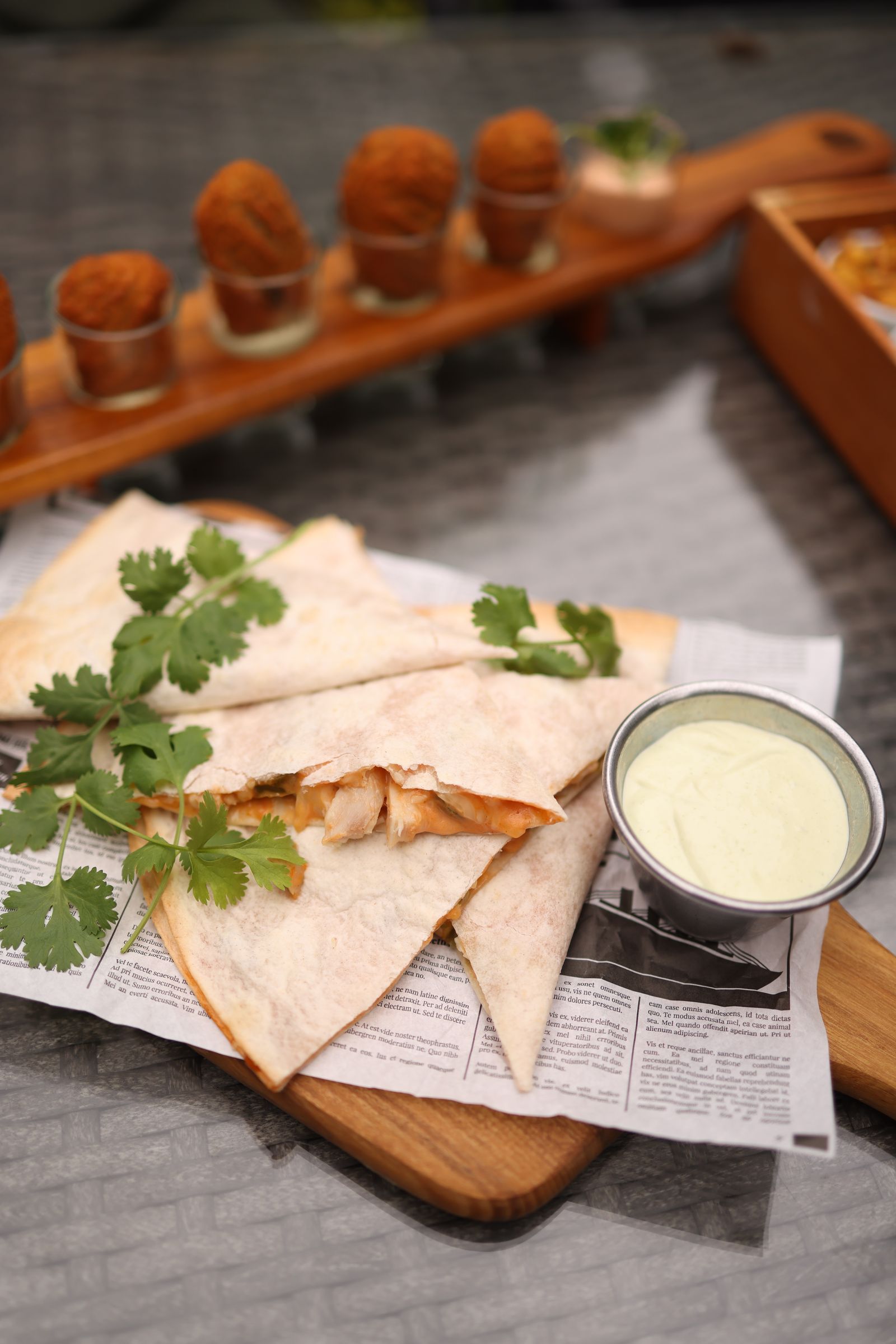 Pheasant Quesadillas