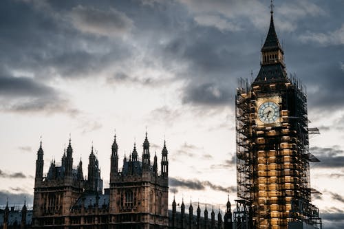 Big Ben Renovation and Buckingham Palace near