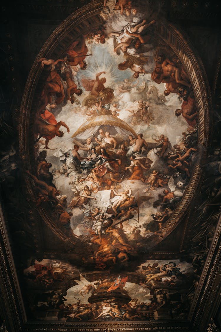 A Painting On A Ceiling