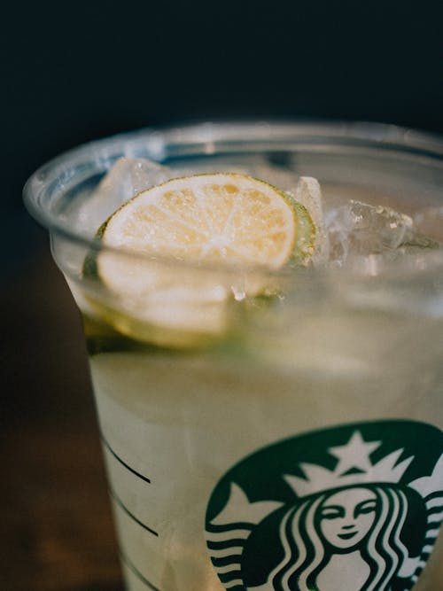 A Plastic Cup with a Lemonade