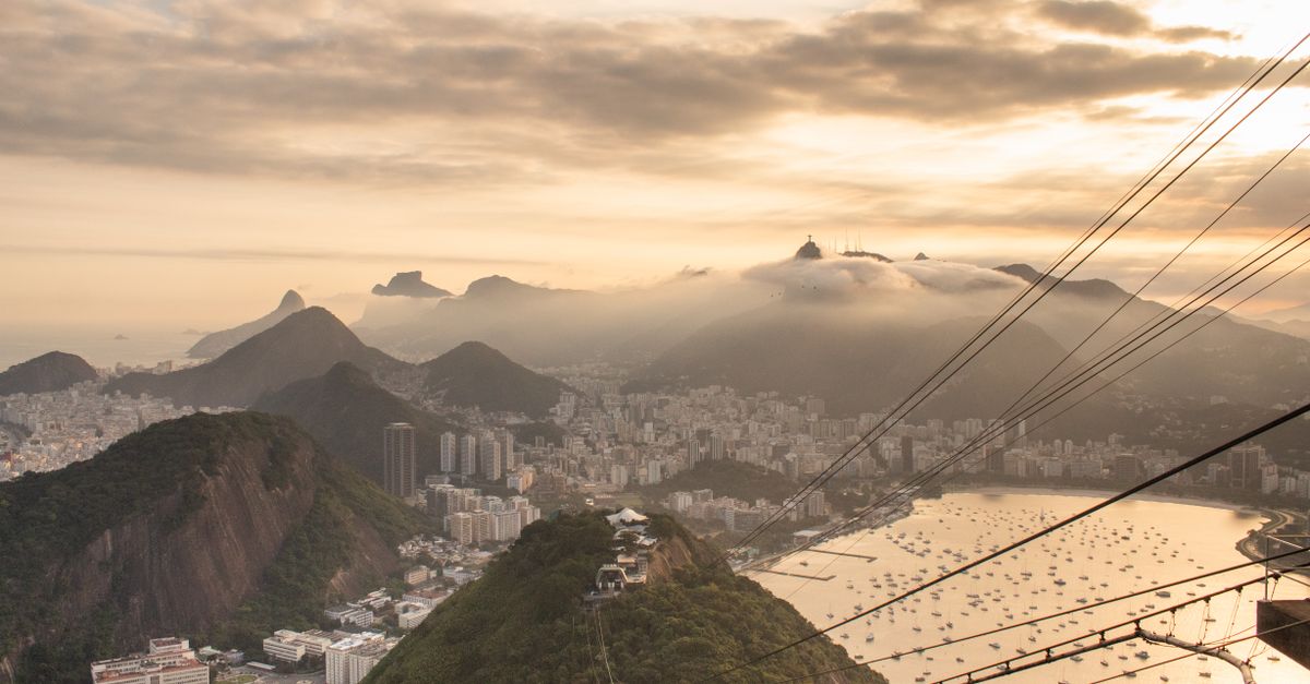 Stars Over Rio Clouds over Rio de Janeiro at Sunset · Free Stock Photo